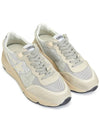 Women's Running Sole Low Top Sneakers Silver Beige - GOLDEN GOOSE - BALAAN 4