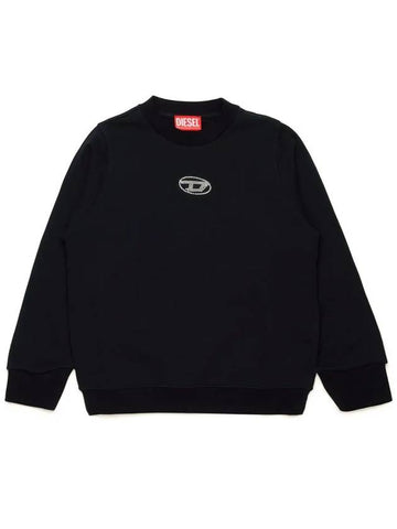 Kids Cubic Logo Sweatshirt J01952 KYAQK K325 - DIESEL - BALAAN 1