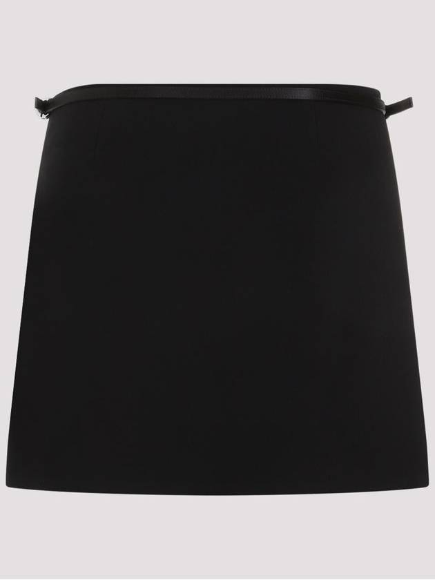 Short Skirt BW40U114N6 001 BLACK - GIVENCHY - BALAAN 3