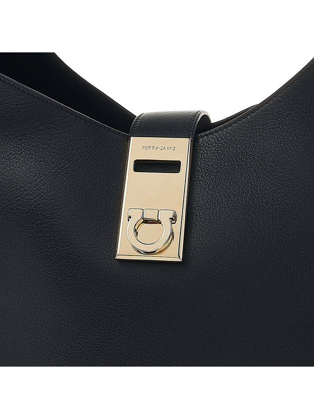 Gancini hobo shoulder bag 21 3995 NERO VITELLO 0764374 - SALVATORE FERRAGAMO - BALAAN 7