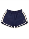 Embroidered Logo Shorts Navy - SPORTY & RICH - BALAAN 2