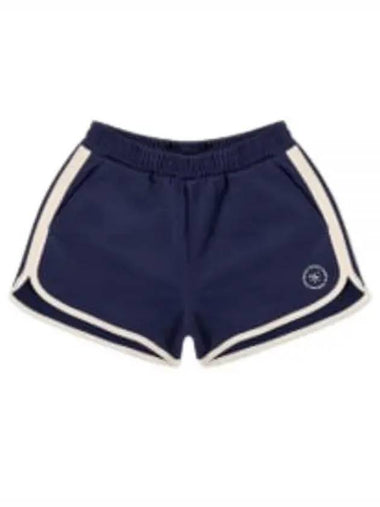 SRHWC TRACK SHORTS NAVYwhite SH705 SHRWC - SPORTY & RICH - BALAAN 1