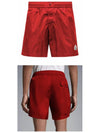 2C00021 53326 455 Logo Patch Side Swim Shorts Red Men’s Pants TJ - MONCLER - BALAAN 4