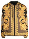 Men's Baroque Windbreaker Jacket Yellow - VERSACE - BALAAN 2