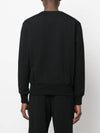 Face Patch Crew Neck Sweatshirt Black - ACNE STUDIOS - BALAAN 4