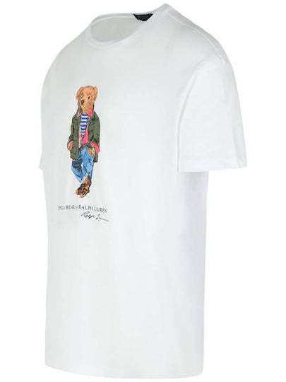 Polo Ralph Lauren White Cotton T-Shirt - POLO RALPH LAUREN - BALAAN 2