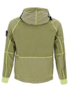 Skin Touch Nylon TC Hooded Jacket Musk Green - STONE ISLAND - BALAAN 3