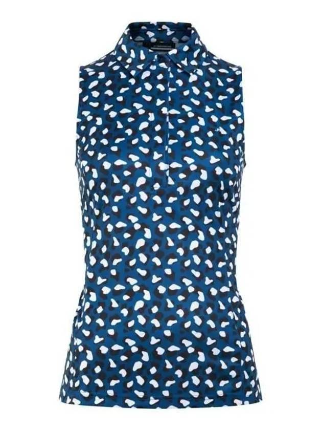 Dena Print Sleeveless Blue Moroccan - J.LINDEBERG - BALAAN 1