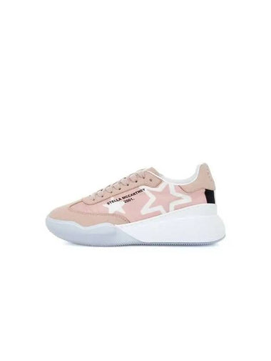 STELLA McCARTNEY Loop Star Print Lace Up Trainer Pink - STELLA MCCARTNEY - BALAAN 1