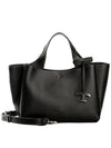 T Timeless Leather Small Tote Bag Black - TOD'S - BALAAN 2