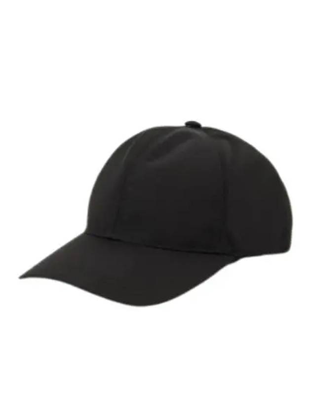 Triangle Logo Re Nylon Ball Cap Black - PRADA - BALAAN 2