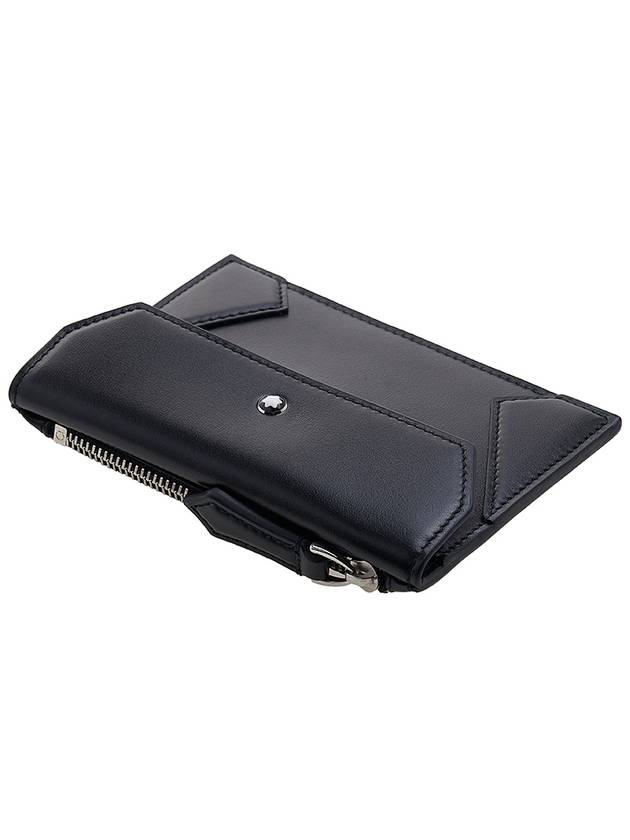 Meisterstuck Zipper Card Wallet Black - MONTBLANC - BALAAN 5