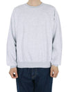 Common W sweatshirt heather gray FG DOUBLE U WD043 - WILD DONKEY - BALAAN 1