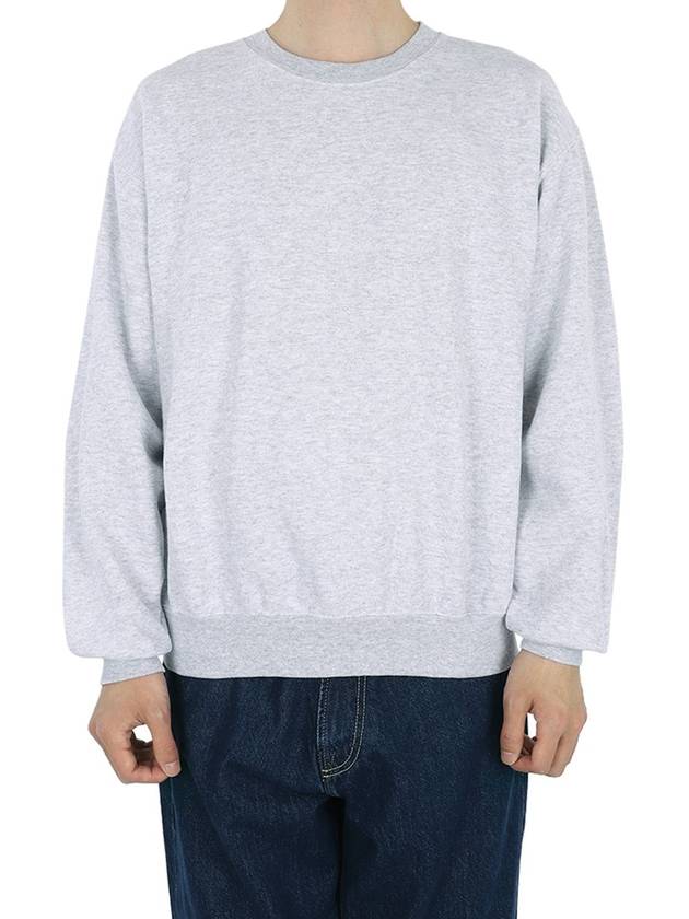 Common W sweatshirt heather gray FG DOUBLE U WD043 - WILD DONKEY - BALAAN 1