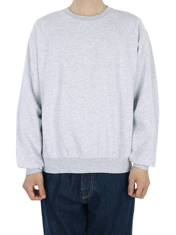 Common W sweatshirt heather gray FG DOUBLE U WD043 - WILD DONKEY - BALAAN 1