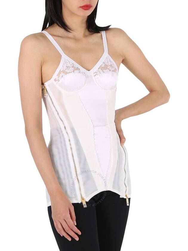 women lace corset white - BURBERRY - BALAAN 3