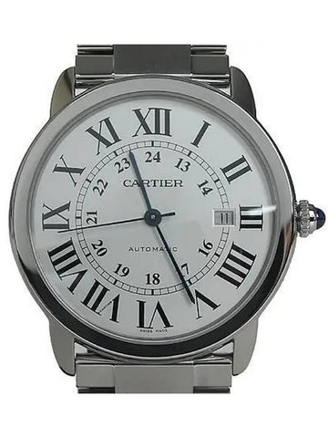 W6701011 Ronde Solo XL Automatic Steel Men s Watch - CARTIER - BALAAN 1