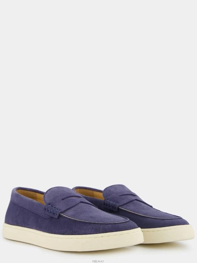 Wade Penny Loafers Blue - BRUNELLO CUCINELLI - BALAAN 3