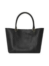 Microguccissima GG Leather Tote Bag Black - GUCCI - BALAAN 2