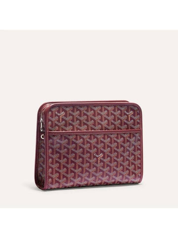 Jouvence MM Toiletry Clutch Bag Burgundy - GOYARD - BALAAN 1