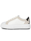 Ladybug Suede Leather Low Top Sneakers White - TORY BURCH - BALAAN 5