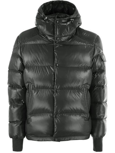 MALJASSET Logo Patch Padded Jacket Charcoal 1A000 06 5963V 921 - MONCLER - BALAAN 1