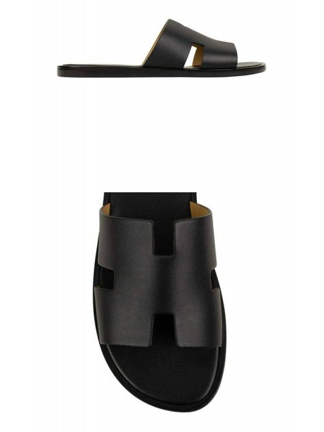 Izmir Sandal Calfskin & Noir - HERMES - BALAAN 6