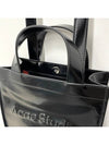 Logo Shaffer Mini Tote Bag Black - ACNE STUDIOS - BALAAN 10