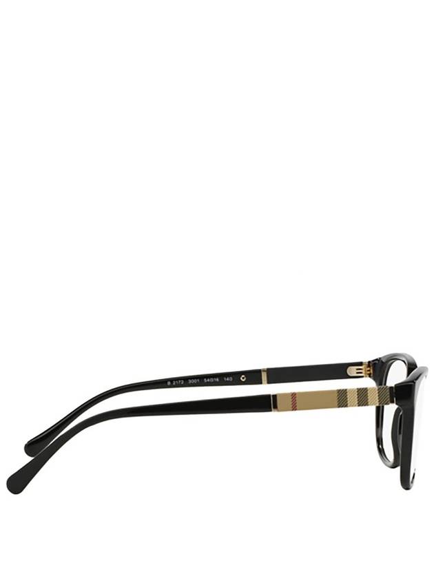 Eyewear Side Point Horn Rim Glasses Black - BURBERRY - BALAAN 4