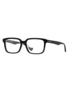 eyewear logo horn-rimmed glasses black - GUCCI - BALAAN 1