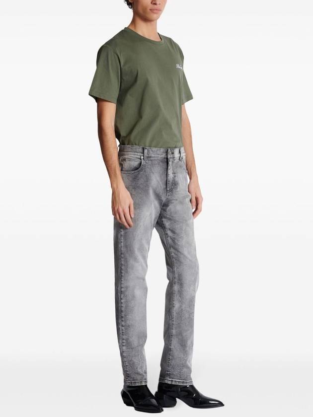 Regular Fit Denim Jeans Grey - BALMAIN - BALAAN 4