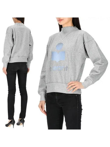 Moby Logo SW0003FA A3M56E 02GY Brushed Lining Women's Sweatshirt 999474 - ISABEL MARANT - BALAAN 1