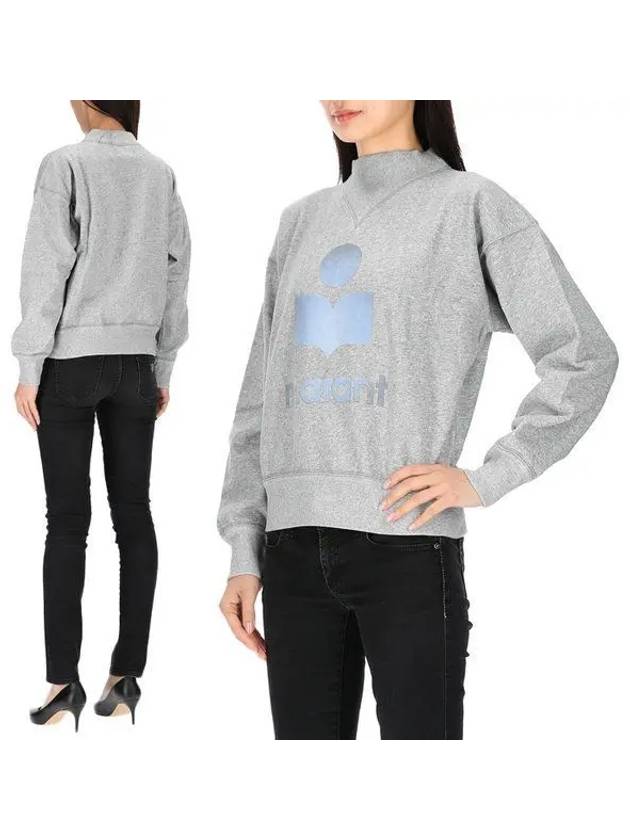 Moby Logo SW0003FA A3M56E 02GY Brushed Lining Women's Sweatshirt 991377 - ISABEL MARANT - BALAAN 1