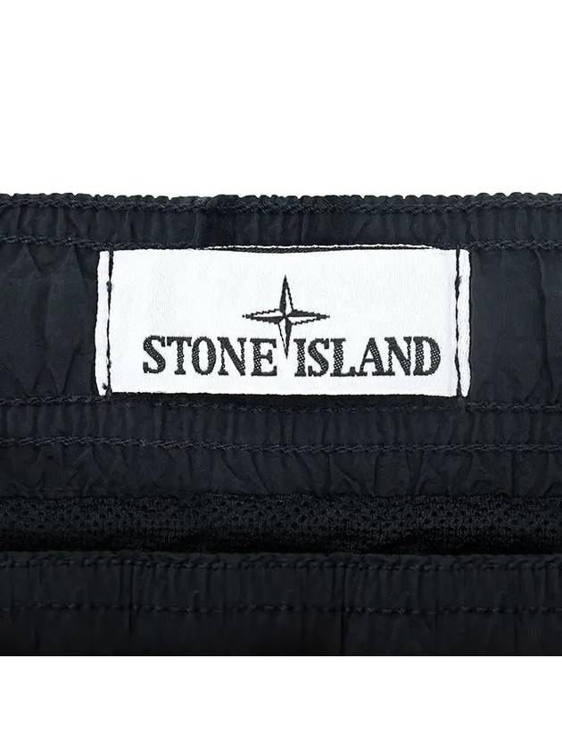 Nylon Metal Econyl Swim Shorts Black - STONE ISLAND - BALAAN 3