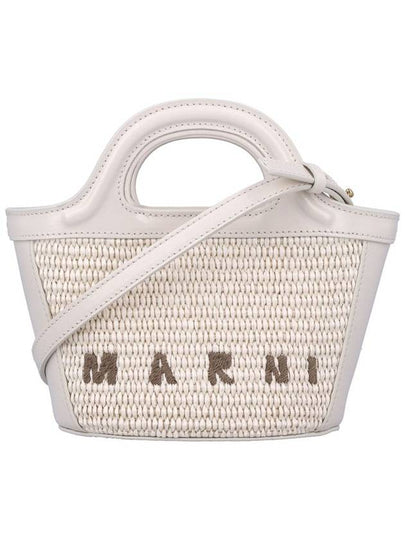 Rattan Micro Tropicalia Cross Bag White - MARNI - BALAAN 2