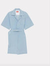 Women s denim dress FD52DR2476E2 DB - KENZO - BALAAN 3