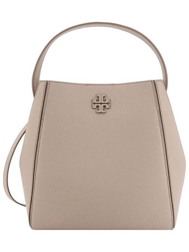 Logo Leather Bucket Bag Fresh Clay - TORY BURCH - BALAAN 2