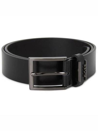 Cole Ant Logo Leather Belt Black - HUGO BOSS - BALAAN 2