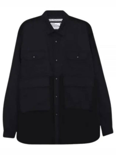 white MOUNTAINEERING RIPSTOP WM2371104 BLACK fake layered shirt - WHITE MOUNTAINEERING - BALAAN 1