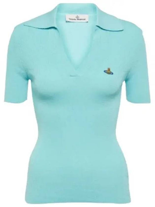 Polo Tshirt 18030040 Y001BK402 AZURE - VIVIENNE WESTWOOD - BALAAN 2