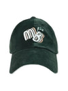 MB Corduroy Ball Cap Golf Ball Cap DGREEN - MONBIRDIE GOLF - BALAAN 5