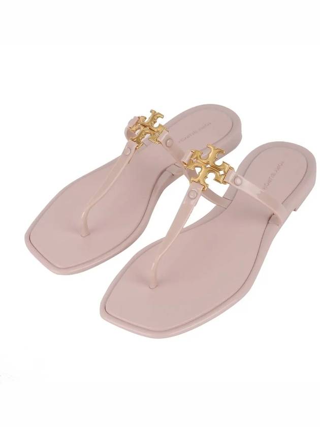 Roxanne Jelly Logo Flip Flops Meadowsweet - TORY BURCH - BALAAN 7