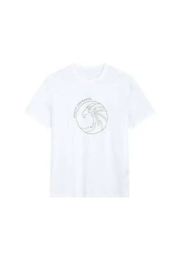 Men s Embroidery Logo T Shirt White 271155 - ARMANI EXCHANGE - BALAAN 1