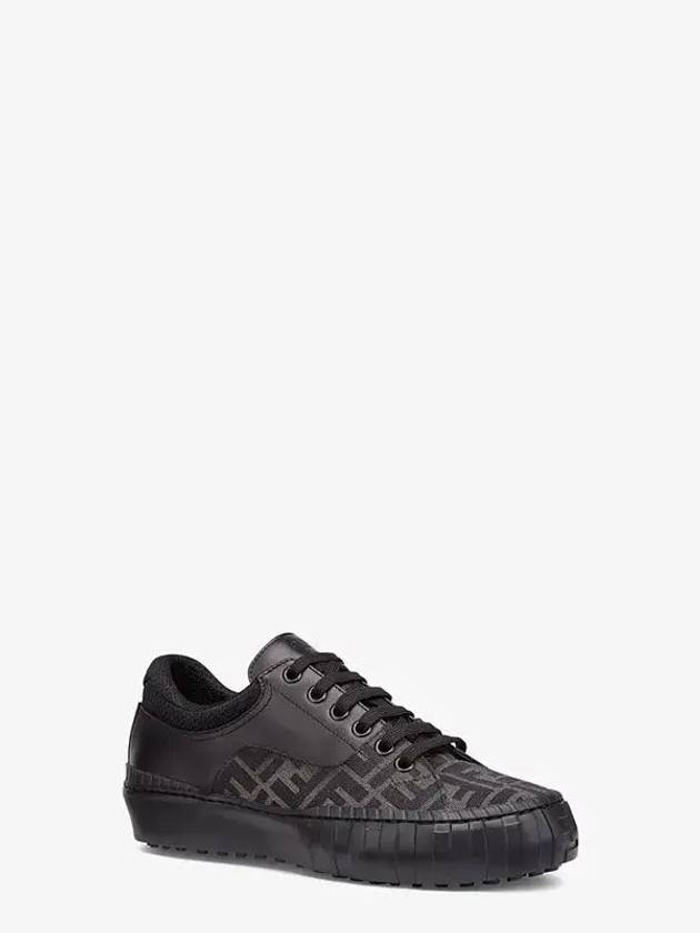 Men's FF Logo Force Black Sneakers 7E1415AF5CF 1BO6 - FENDI - BALAAN 3