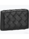 Intrecciato Half Wallet Black - BOTTEGA VENETA - BALAAN 2