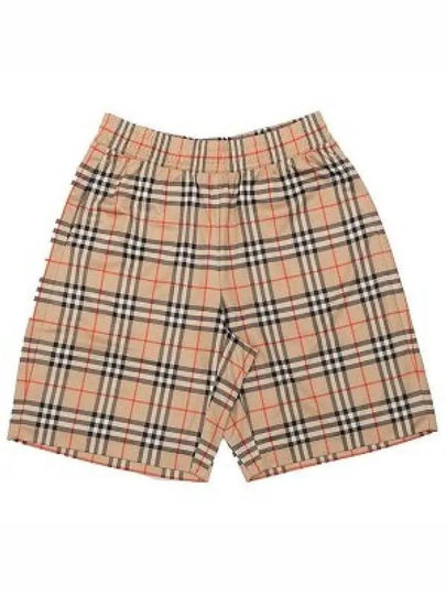 Vintage Check Technical Twill Shorts Beige - BURBERRY - BALAAN 2