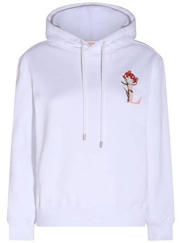 Lanvin White Cotton Rabbit Sweatshirt - LANVIN - BALAAN 1