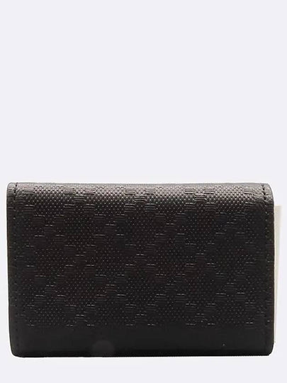 138093 GG logo black leather DIAMANTE 6 holder key case - GUCCI - BALAAN 2