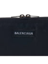 Men's Logo Patch Clutch Bag Black - BALENCIAGA - BALAAN.