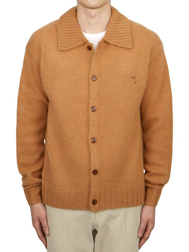 Wool Cardigan Orange - ACNE STUDIOS - BALAAN 3